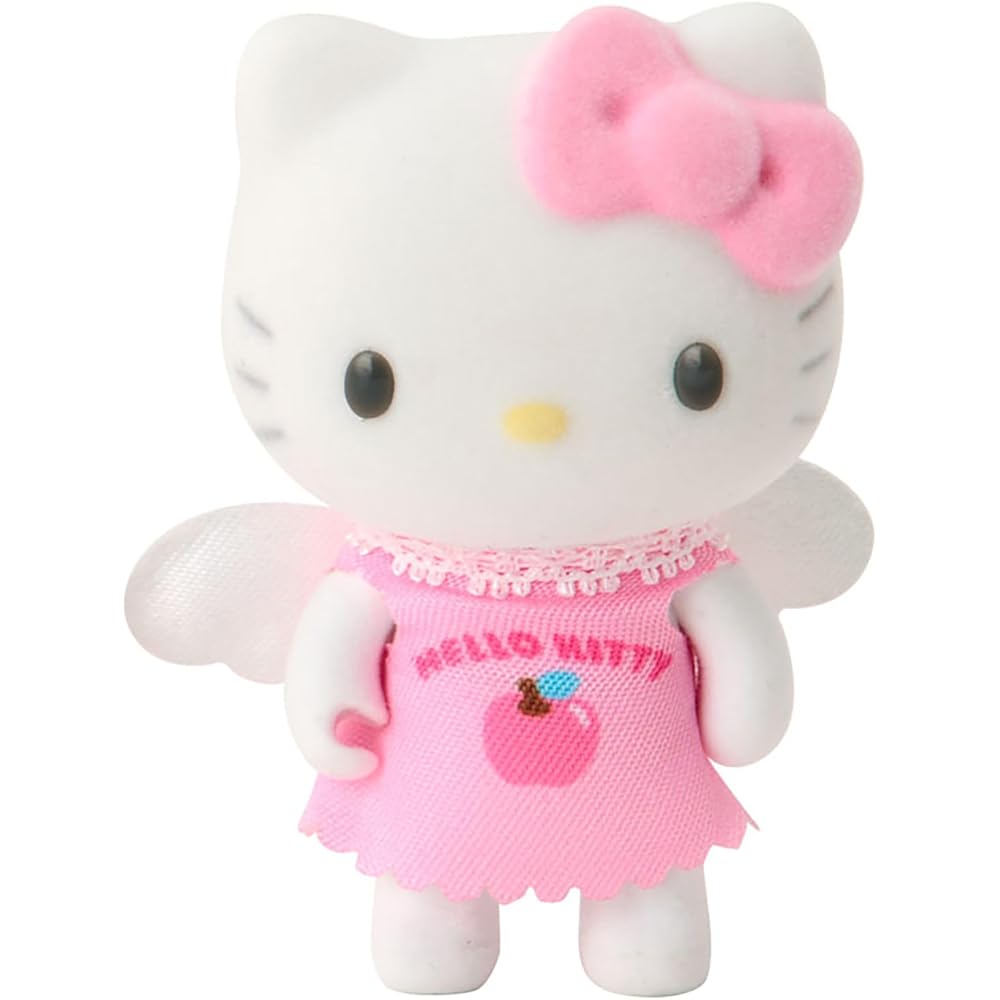 Sanrio Hello Kitty Mini Fluffy Doll Angel 15cm Soft Plush Toy