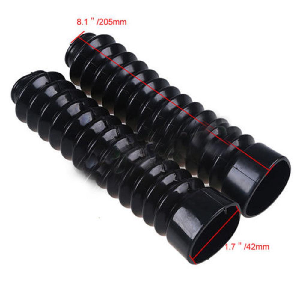 2 Peças Coberturas de Garfo Dianteiro de Motocicleta Polainas Gators Bota Protetor de Choque Protetor de Poeira para Off Road Pit Dirt Bike Motocross Bicicleta ATV