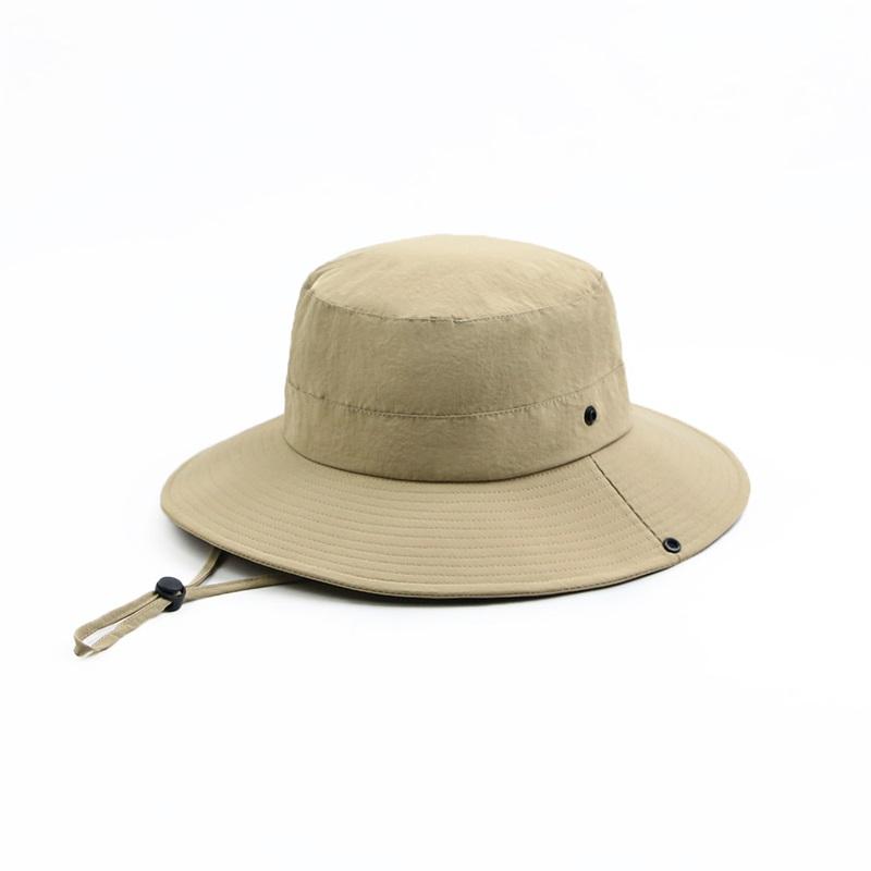 Mountaineering Hat Camping Hat Spring And Summer Waterproof Fisherman Hat Female Sunscreen Outdoor Western Denim Nylon Quick Drying Hat