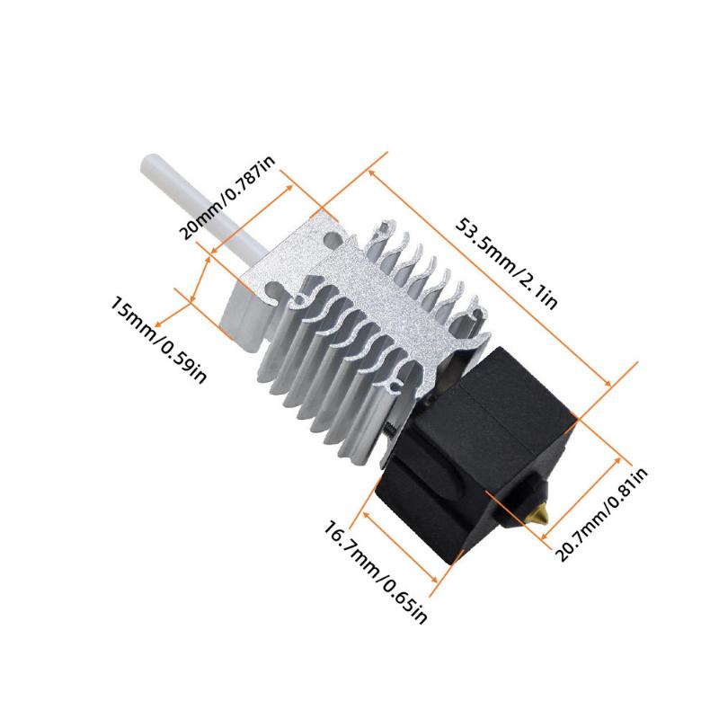 

1 комплект Хотенд Ender 3 V3 SE Набор сопел Эффективный нагрев Охлаждение Рассеивание тепла Горловина из нержавеющей стали Аксессуары для 3D-принтера