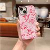 Light Pink Red Cupid Angel Heart Line Print Soft Silicone Shockproof Phone Case Romantic Valentine Gift For iPhone 17 16 15 14 13 12 11 Pro Max Mini