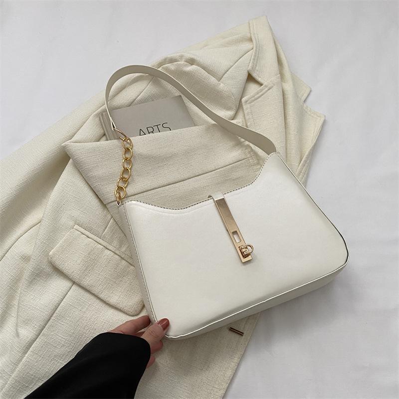 Premium bag 2025 new trendy women's bag autumn and winter simple and versatile commuter shoulder bag texture niche underarm bag
