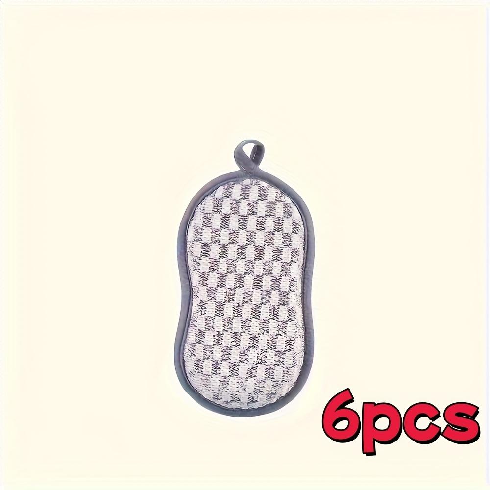 

6 шт. Губка из микрофибры из вискозы, Супервпитывающая, Сверхпрочная, Многоразовая, Машинная стирка, с вариантами 6-24 шт., для уборки на улице, в ванной, на кухне 6pcs