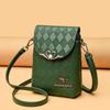 Fashionable Diamond Korean Women's Shoulder Bag Luxury Retro Ins Women's Mobile Phone Bag Large Capacity Portable Small Shoulder Bag