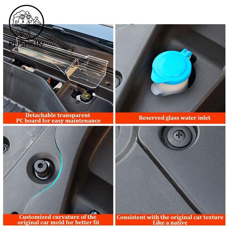 For Leapmotor C10 EV 2024 2025Newest Car Front Trunk Storage Box Front Trunk Organizer engine hood storage box Auto Accessories
