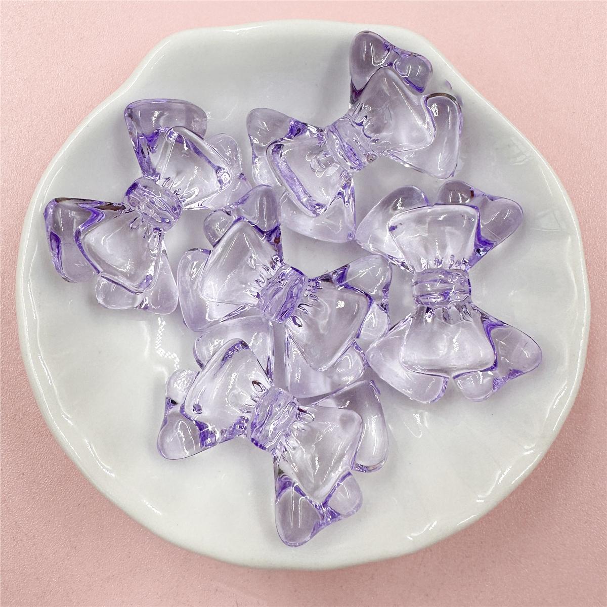 

Акриловые бусины 22,2*28,6 мм, 5 шт., изготовление ювелирных изделий с подвесками в виде отверстий, ожерелье «сделай сам», банты для ожерелья, серьги, браслеты, материал ручной работы фиолетовый