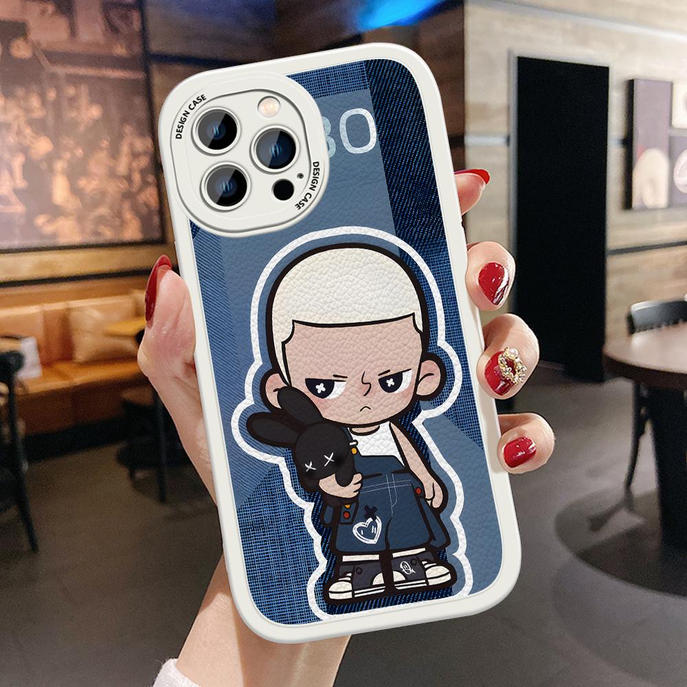 Slim Skin Feeling Cartoon Flowers Tulips Soft Silikon PU Kožený kryt Pouzdro na telefon pro Samsung Xiaomi Poco Redmi