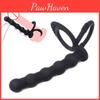 Toys Sex Anal For Beads Men Silicone Double Rings Anal Plug Stimulator Gspot Massager Erotic Toys
