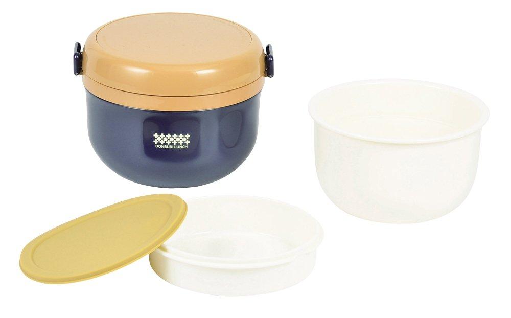 Pearl Metal Hokadon Extra Large Bowl Lunch Jar, 540cm, Navy, HB-3354