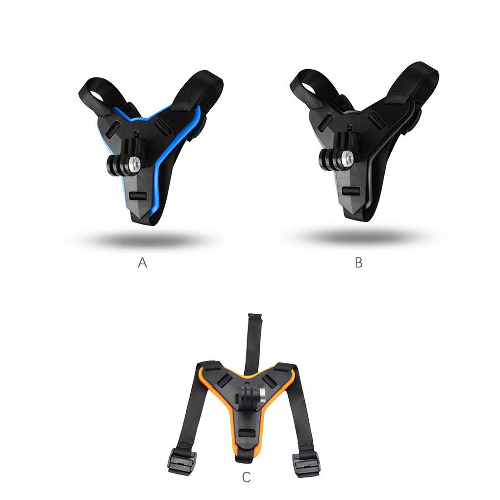 Motorcycle Helmet Digital Camera Chin Mount Fast Release Flexible Silicone Base Outdoor Motorcycling Holder Accessories