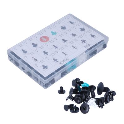 299 Stück Auto Befestigungsclips Drucknieten 18 Größen Universal für Karosserie Kotflügel Zierleisten Motorhaube Armaturenbrett