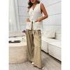 Women S Sleeveless Crochet Cardigan Sweater Casual Fashion Top