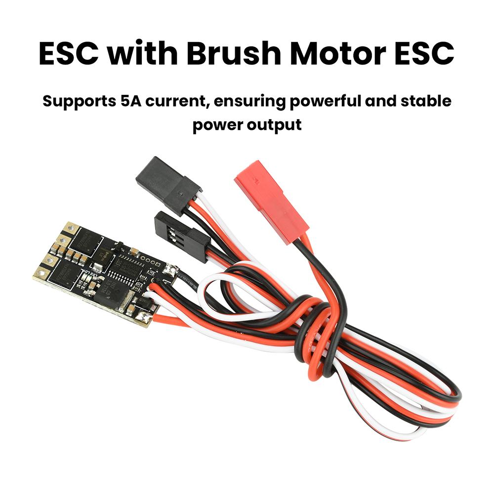 1-2S 2 Channel Bidirectional ESC brushed ESC Differential ESC Remote Control for Track Vehicles RC drone UAV Aircraft Boat 5A 9A