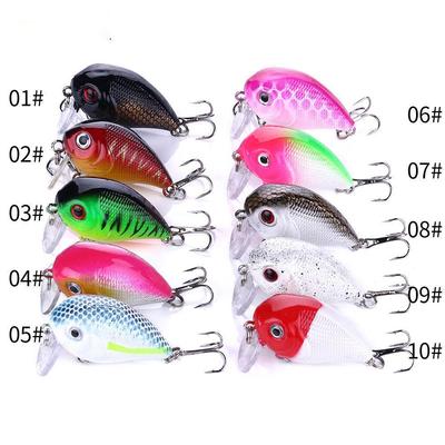 Crankbait Fishing Lure Hard Bait Wobbler Swimbait Triple Fishing Hook Bass Pike Lures Fishing Tackle