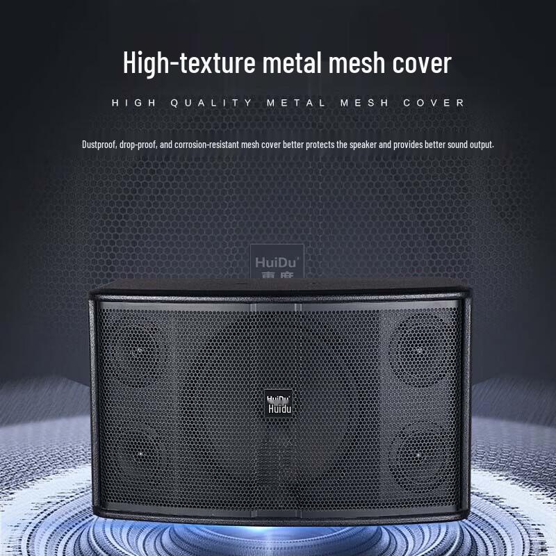 HuiDu CP-210 Professional 10-inch 3-Way Hi-Fi Speaker