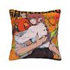 Chainsaw Man Crazy Controller Pillow Case Cute Funny Pillow Cover Soft Pillowcases For Living Room Sofa