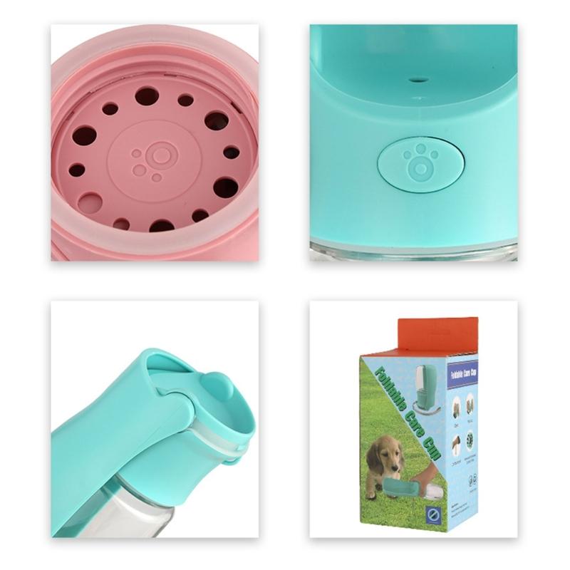Portable Pet Dog Water Bottle Travel Puppy Cat Drinking Bowl Outdoor Pet Water Dispenser Feeder Pet Product Accessory