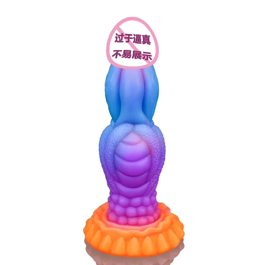 Luminous Silicone Dildo With Irregular Shape Anal Sphincter Soft Flesh Penis Alternative Sex Toy SM Adult Masturbator