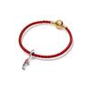 Pandora Lucky Rabbit Woven Leather Bracelet Women bracelet ZT2583