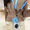 KADEM Für Xiaomi 15 Ultra Hülle Blumenmuster TPU Farbverlauf Handyhülle mit Lanyards
