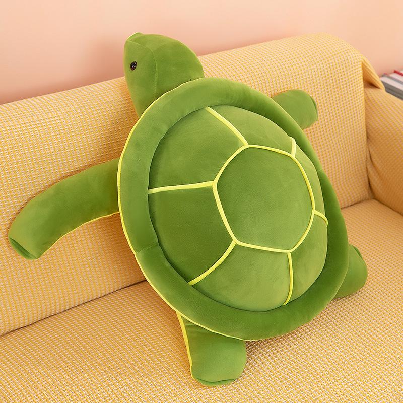 

New simulated turtle plush toy doll turtle throw pillow cushion girl sleeping rag doll 35cm