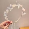 Handmade Butterfly & Flower Headband for Girls - Princess Crown, Forest Style Hair Accessories