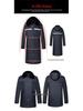 Men's Thickened Cold-Proof Cotton-Padded Military Overcoat – Mid-Length, Multifunctional Workwear Jacket for Labor Protection