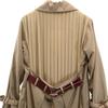 AMERI UNDRESSED Pleated Long Trench Coat Brown Women Used