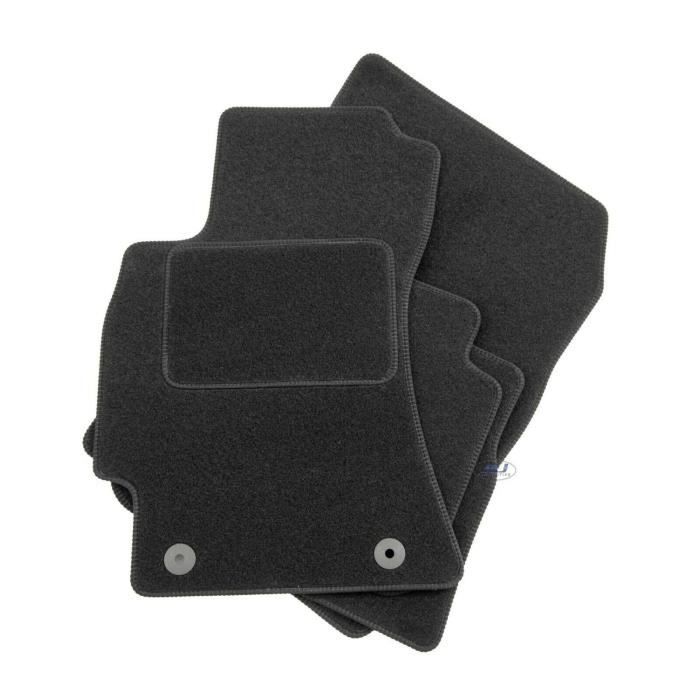 Tapis De Sol Noir Velours - J&J AUTOMOTIVE - Subaru Forester 2008-2014 - Sur Mesure - Antidérapant - Imperméable