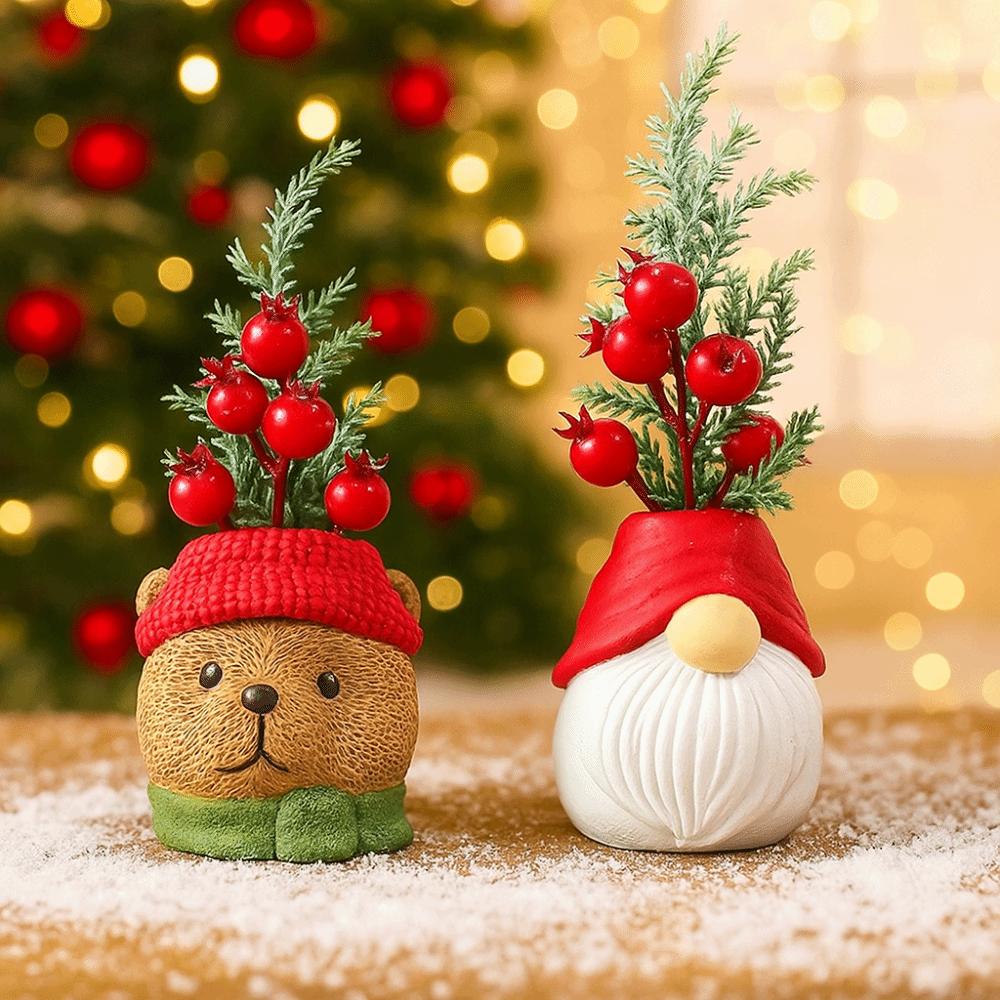 Cartoon Snowman Decoration Cute Christmas Gnome Doll Tabletop Decor Santa Claus Ornament  Festive