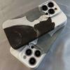Couple Cat Glossy Film Hard PC Phone Case for Google Pixel 7 7a 8 8a 9 9a Pro XL 5G