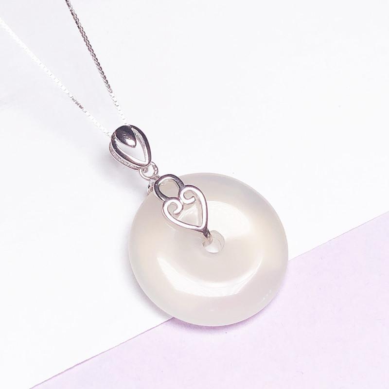 925 Sterling Silver DIY Safety Buckle Clip Pendant – Free Shipping
