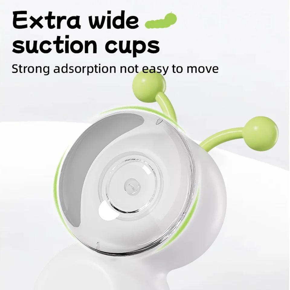 Intelligentes interaktives Katzenspielzeug mit austauschbarem Beuteschwanz, intelligentes Bewegungs-Wurm-Katzenspielzeug für Wohnungskatzen, interaktives Raupen-Design, Katzen-Hundespielzeug