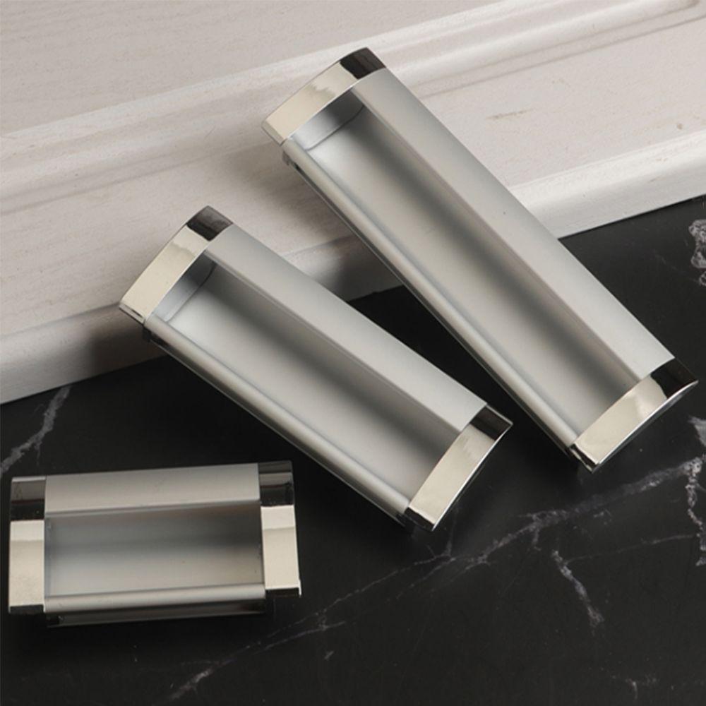Home Decor Kitchen Cupboard Cabinet Furniture Embed Door Knob Hidden Pulls Door Handle