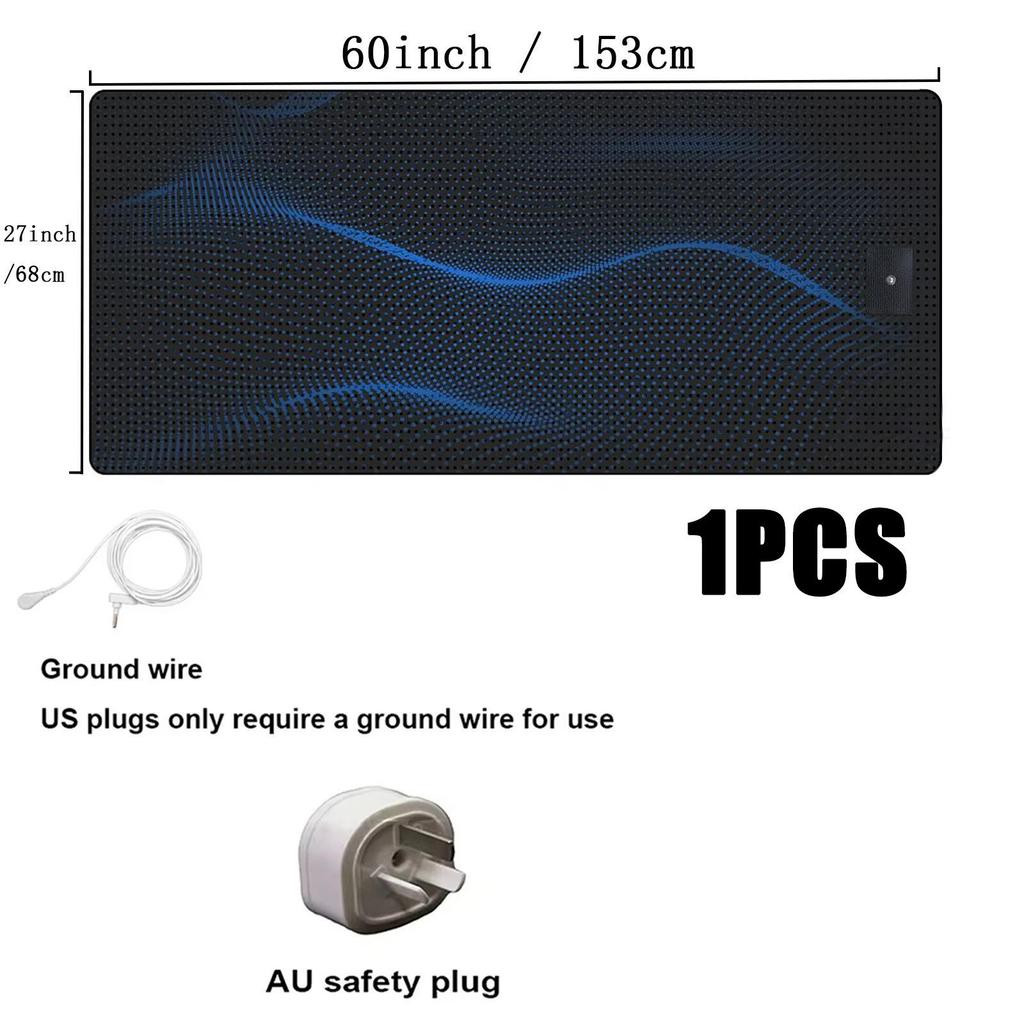 Grounding Sleep Mat Conductive Leather Earthing Mattress Pad Better Sleep Stress Relief