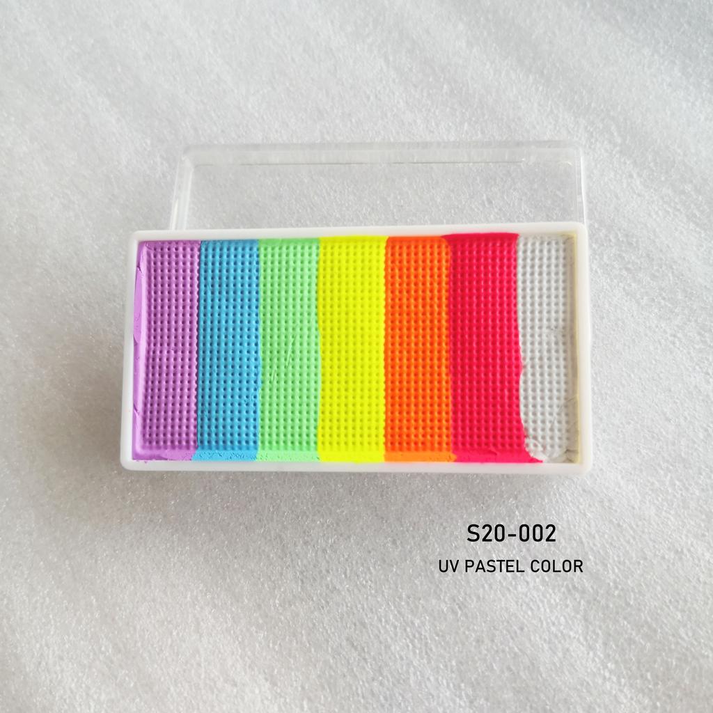 Face Paint 20g Water Activated Liner Rainbow Split Cake Christmas Holiday DIY Face Paint Body Painting For Childrens Adults