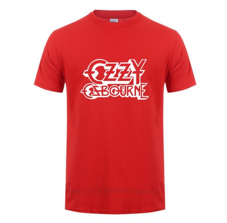 

2024 Summer Ozzy Osbourne T Shirts Printed Men Brand Hip Hop Short Sleeve Tshirt Custom Printed Punk Rock Custom Tshirt S