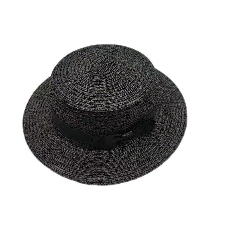 Korean Summer Men's and Women's Top Hats Straw Hats Sunshade Sunscreen Hats Beach Vacation Travel Hat