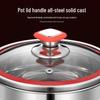 Stainless Steel Non-Stick Milk & Baby Food Pot, Food Grade, Thickened for Steaming, Cooking, Noodles, & Soup.