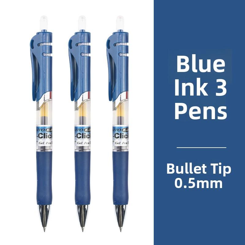 Morning Light K35 Black Inkball Ballpoint Pen Student Exam Signature Water-Based Neutral Pen Click Type Writing Instrument