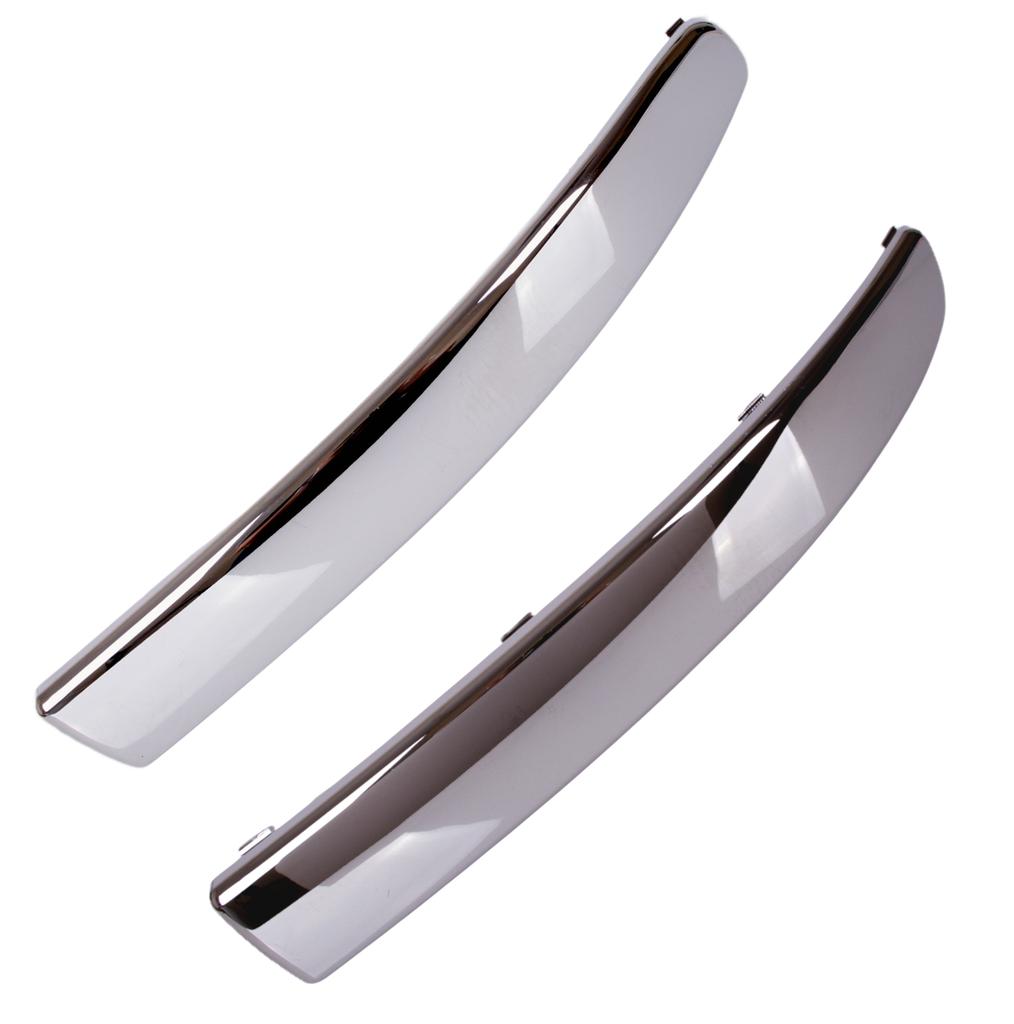 Fiat 500 2007- Front Bumper Chrome Trim Grille Left & Right Set