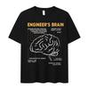 Hot Sale Clothing Funny Engineers Brain Graphics Fashion TShirts Men Cotton Aesthetic Short Sleeve Tee Oversized Comfort Tshrit