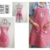 Cute Little Rabbit Print Apron With Waterproof Fabric And Front Pocket Perfect For Home Kitchen Cooking Baking