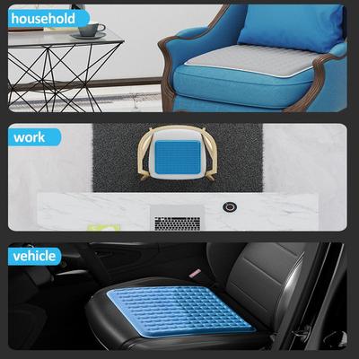 Cooling Gel Seat Cushion Breathable Soft Auto Seat Cushion Cover Summer Car Seat Covers Accessories For The Car