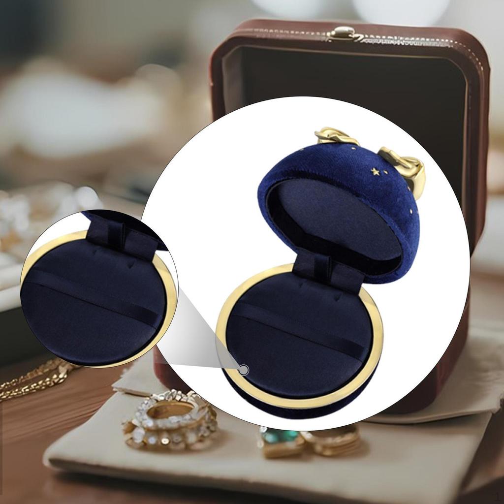 Jewelry Box rage Case Bowknot Luxury Portable Elegant Trinket Organizer for Wedding