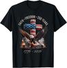 Vintage Glaube Freiheit 250 Jahre 1776-2026 Unabhängigkeit USA T-Shirt