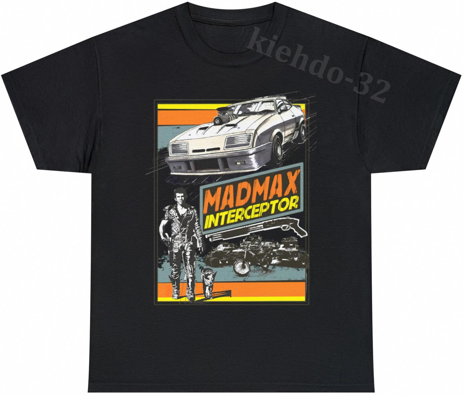 Mad Max Interceptor 1979 Movie Fan Art Vintage T-Shirt S-5XL Men Women Unisex XXXL