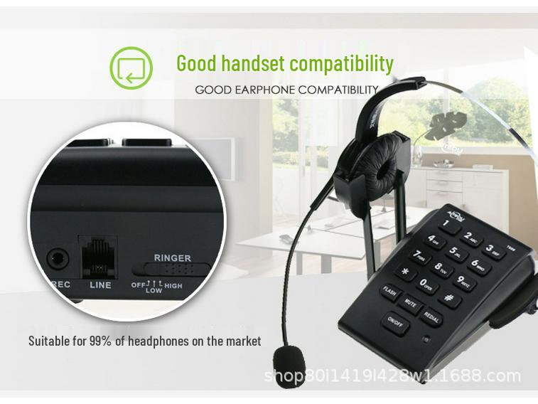 Aiteou A600H Noise-Cancelling Call Center Headset
