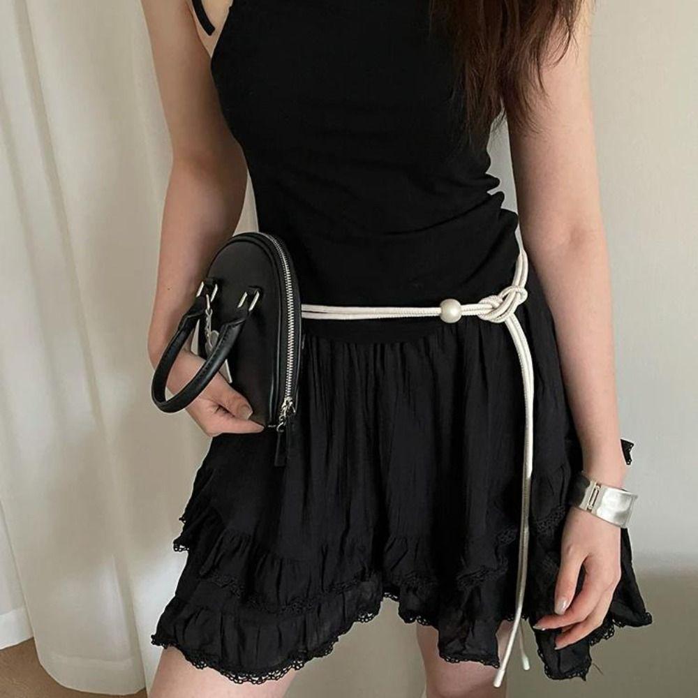 Luxury Waist Rope Waist-Cinching Dress Jeans Belt Simple Women's Belt  Streetwear