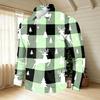 Men's Casual Long Sleeve Round Neck T-Shirt with Christmas Print for Holiday Party